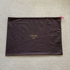 Kate Spade Large Brown Dust Bag Purse Protection Case Slip 27.5” x 19” Like New